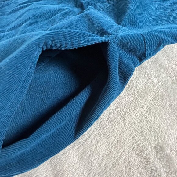 J. Jill Womens Blue Corduroy Button-Up Tunic Top Shirt Small Long Sleeve Casual - Picture 6 of 9